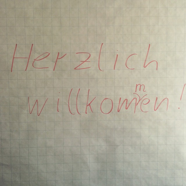 Herzlich Willkommen 😂