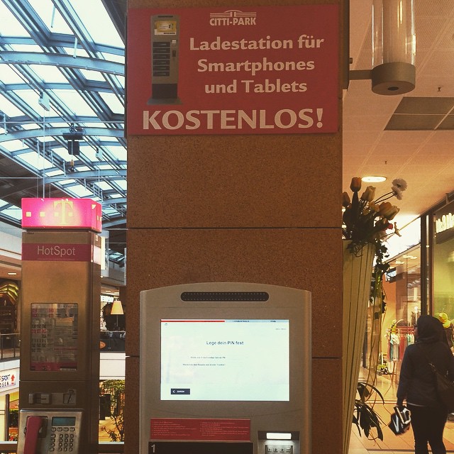 Kostenlose Ladestation im Citti-Park