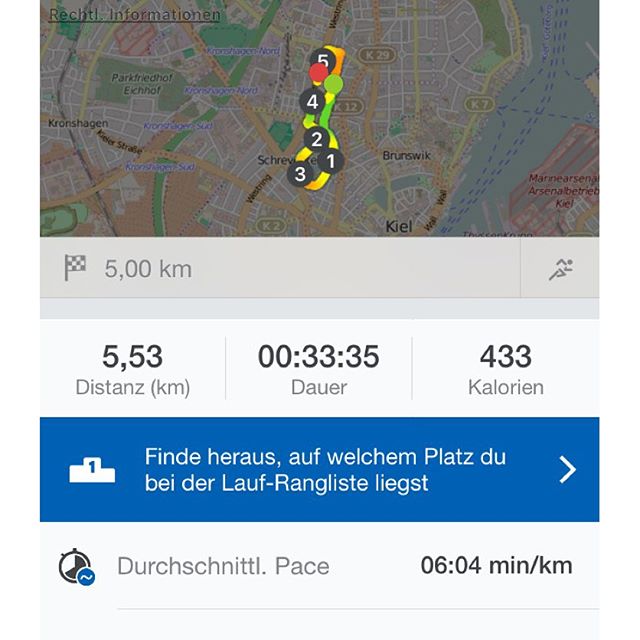 Warm Laufen für den
