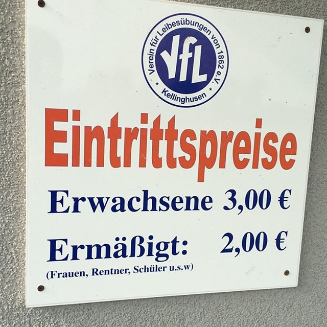 Sehr interessante Preisstruktur: Erwachsene und Frauen mit unterschiedlichen Preisen.