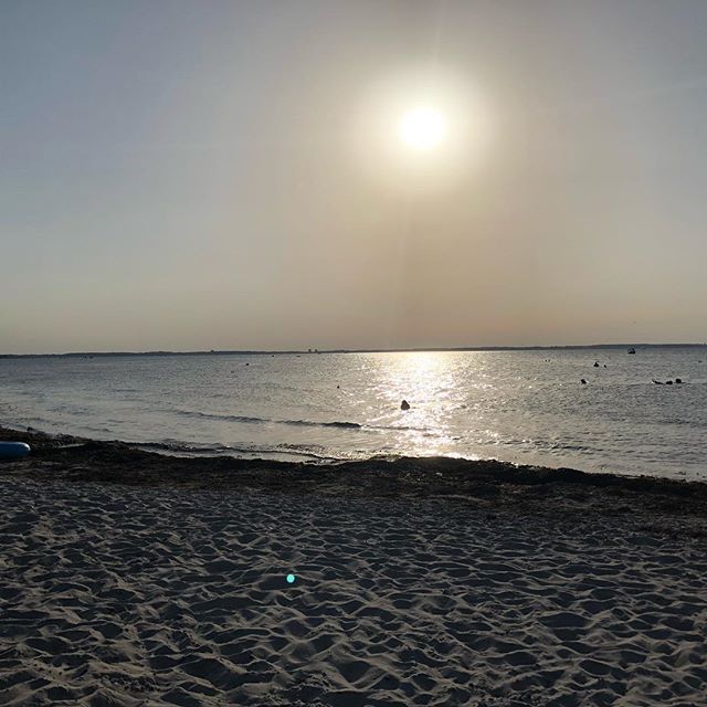 Es ist Schon echter Luxus, wenn man nach der Arbeit noch an Strand zum Baden fahren kann😃👍